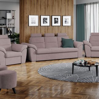 Set Canapea si Fotolii Biano Roze