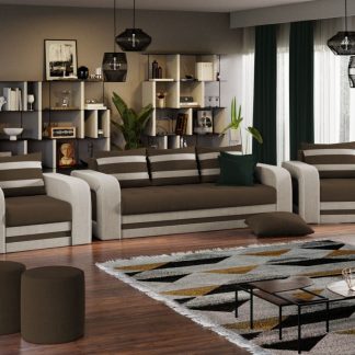 Set Canapea si Fotolii Camila Maro / Crem