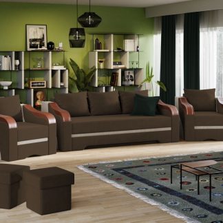 Set Canapea si Fotolii Julia Maro / Crem