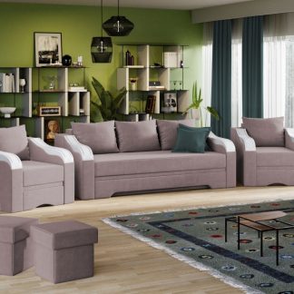 Set Canapea si Fotolii Julia Roze