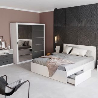 Set Mobila Dormitor Avangard C06 cu oglinda