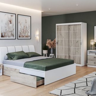 Set Mobila Dormitor Forest C06 tapitat