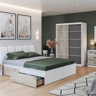 Set Mobila Dormitor Forest C07 tapitat