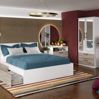 Set Mobila Dormitor Relax C05 cu oglinda