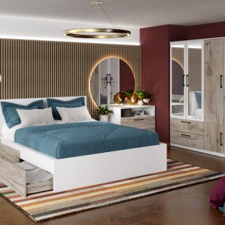 Set Mobila Dormitor Relax C10 cu oglinda