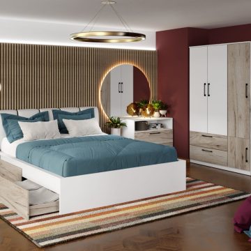 Set Mobila Dormitor Relax C13 tapitat
