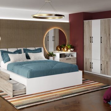 Set Mobila Dormitor Relax C15 tapitat