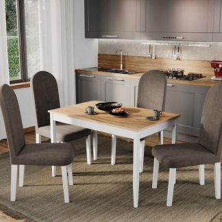 Set Masa Grand Stejar + 4 Scaune Grand Maro