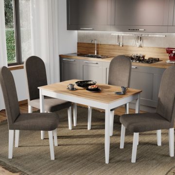 Set Masa Grand Stejar + 4 Scaune Grand Maro