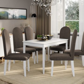 Set Masa Grand Alba + 6 Scaune Grand Maro