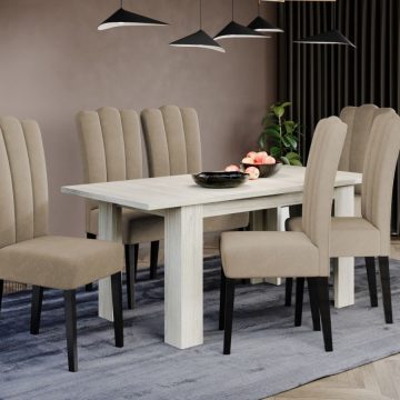 Set Masa Venetia extensibila + 6 Scaune Wog Moric 2