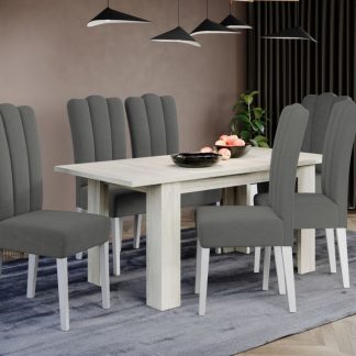 Set Masa Venetia extensibila + 6 Scaune Wog Vardo 11