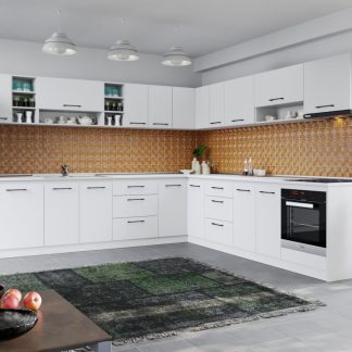 Set Mobila Bucatarie Colt Mina Pure 300*300 Alb C64