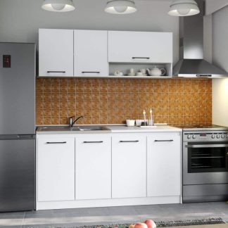 Set Mobila Bucatarie Mina Pure 160 Alb C50