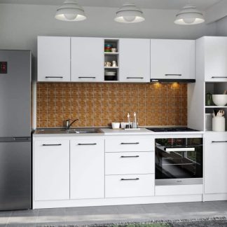 Set Mobila Bucatarie Mina Pure 244 Alb C54