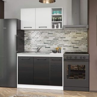 Set Mobila Bucatarie Mina Yang 110 Ferrara/Alb C134