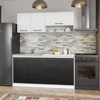 Set Mobila Bucatarie Mina Yang 160 Ferrara/Alb C131