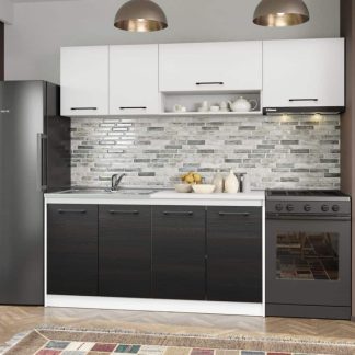 Set Mobila Bucatarie Mina Yang 220 Ferrara/Alb C130