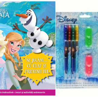 Set carte + jucărie - Disney Highlighter & Gel Pen