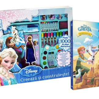 Set Creativ + Carte Regatul de Gheață. O zi de vară perfectă pentru Olaf