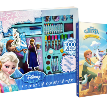 Set Creativ + Carte Regatul de Gheață. O zi de vară perfectă pentru Olaf