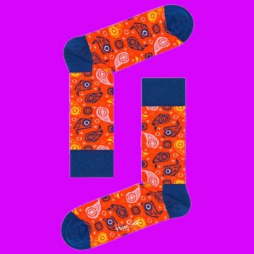 Sosete Happy Socks apus de soare Wiz Khalifa