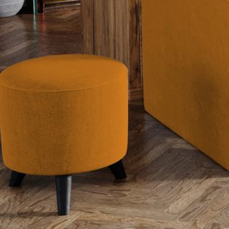 Taburet Puf Portocaliu