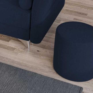 Taburet Smart Tapitat Albastru