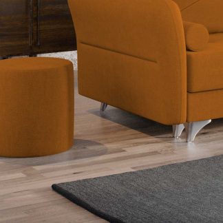 Taburet Smart Tapitat Portocaliu