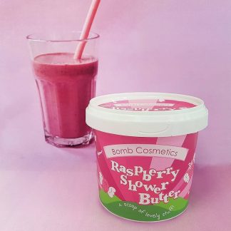 Unt de corp pentru dus Raspberry Blow Bomb Cosmetics, 365ml