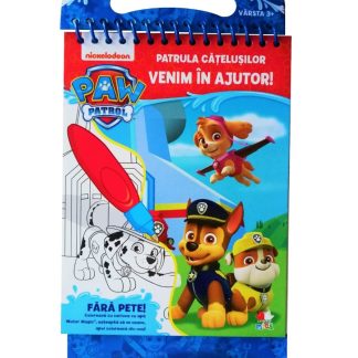 Patrula Cățelușilor. Venim în ajutor! Colorăm cu carioca cu apă
