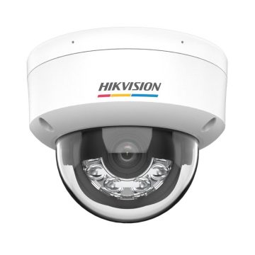 Camera supraveghere interior IP Dome Hikvision ColorVu DS-2CD1167G2H-LIU-2.8MM, 6 MP, 2.8 mm, microfon, IR/lumina alba 30 m, detectare miscare, PoE
