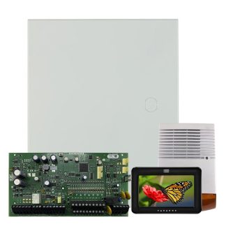 Kit alarma antiefractie Paradox Spectra SP7000+TM50+SL-900B, 2 partitii, 16-32 zone, 32 utilizatori, cutie cu traf