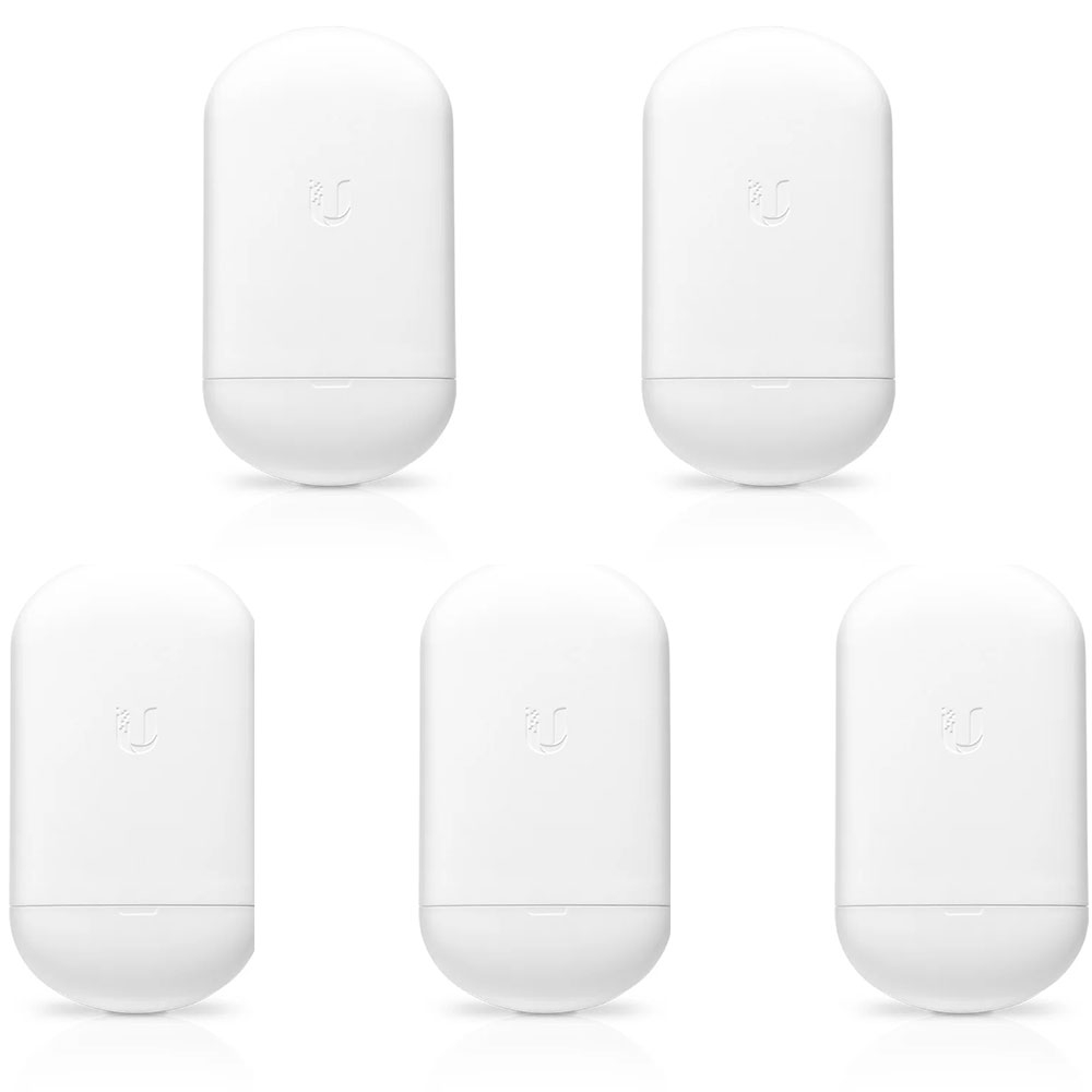 Acces Point Ubiquiti NanoStation airMAX LOCO5AC, 450 Mbps, 5 GHz, PoE, 5 bucati