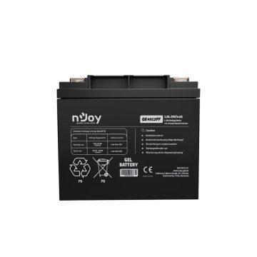 Acumulator GEL Deepcycle nJoy GE4012FF, 12V, 126W / celula, 40 Ah