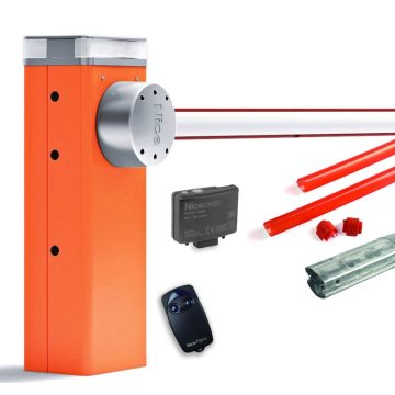 Bariera completa acces stradal Nice M5BAR 4M, 200 Nm, 24 V