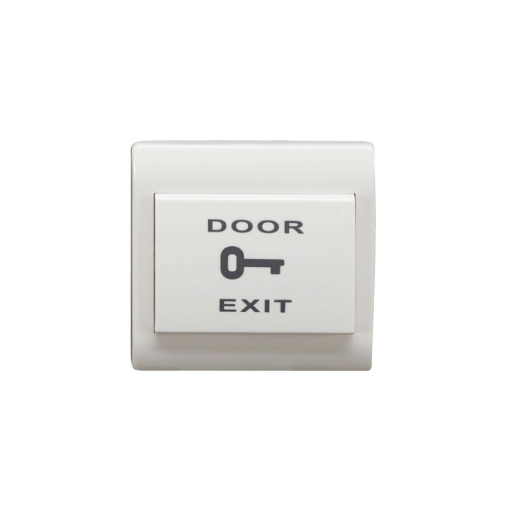 Buton cerere iesire ZKTeco ACC-PUSH-EX802, NO/NC, plastic