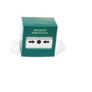 Buton iesire de urgenta Headen BF-01, PVC, aparent, verde