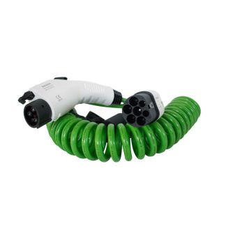 Cablu incarcare masini electrice Duosida T12/16SV, Type 1 la Type 2, 3.6 kW, monofazat, 5 m