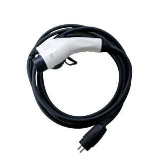 Cablu incarcare Schuko la Type 1 Tazzari EV-MAG, 3.7 kW, 16A, monofazat, 5 m