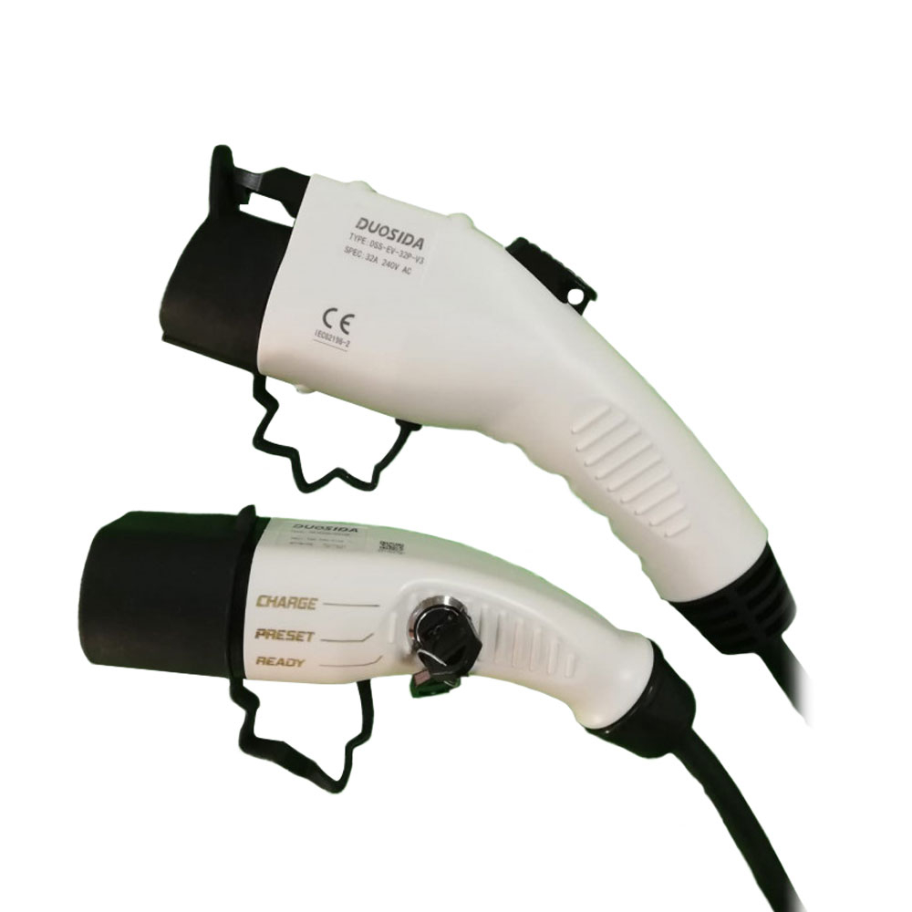 Cablu incarcare Type 2 la Type 1 Tazzari EV-MAG, 3.7 kW, 16A, monofazat, 10 m