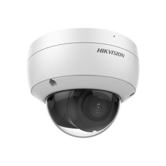 Camera supraveghere IP Dome AcuSense DarkFighter Hikvision DS-2CD2166G2-ISU2C, 6 MP, 2.8, slot card, PoE, microfon