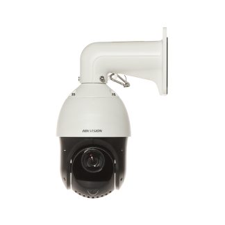 Camera supraveghere rotativa IP Speed Dome PTZ Hikvision AcuSense DS-2DE4215IW-DE T5, 2MP, 5 - 75 mm, motorizat, IR 100 m, 16x, slot card, PoE