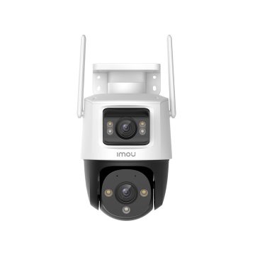 Camera supraveghere IP Wi-Fi cu lentila duala IMOU Cruiser Dual PT Full-Color IPC-S7XP-6M0WED, 3+3 MP, 2x 3.6 mm, IR/lumina alba 30 m, microfon si difuzor, slot card, auto smart tracking