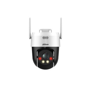 Camera supraveghere IP WiFi PT Dahua Full Color Smart Dual Light Active Deterrence SD2A200HB-GN-AW-PV-0400-S2, 2 MP, 4 mm, IR/lumina alba 30 m, detectie umana, slot card, alarma acustica si vizuala, microfon, vizualizare de pe telefon