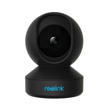 Camera supraveghere wireless rotativa IP WiFi Reolink E1 PRO-BLACK, 4 MP, IR 12 m, 4 mm, slot card, microfon si difuzor, auto tracking, detectie om/animal companie, vizualizare de pe telefon