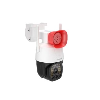 Camera supraveghere wireless IP WiFi Speed Dome PT Vstarcam CS666, 3 MP, IR 30 m, 3.6 mm, slot card, microfon, detectie miscare