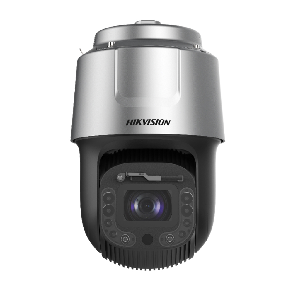Camera supraveghere rotativa IP Speed Dome PTZ Hikvision DarkFighter DS-2DF9C435IHS-DLW(T2), 4 MP, IR 500 m, slot card, detectie vehicule, auto tracking