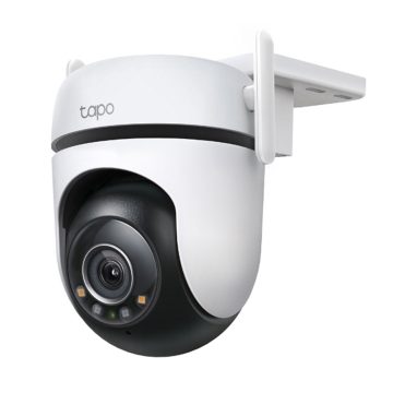 Camera supraveghere wireless IP Wi-Fi PT TAPO Full Color C520WS, 4 MP, IR/lumina alba 30 m, microfon si difuzor, slot card, control prin aplicatie, Auto-Tracking