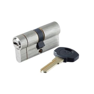 Cilindru break-secure patentat Yale 10-1552-3545-00-22-01, 5 chei, 6 pini, nichel satinat